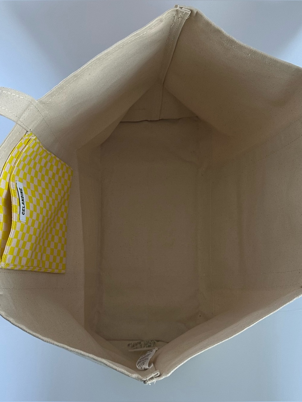 New Celandine by Anthropologie Beaded Large Canvas Tote Bag in Surfer Girl - Picture 9 of 16